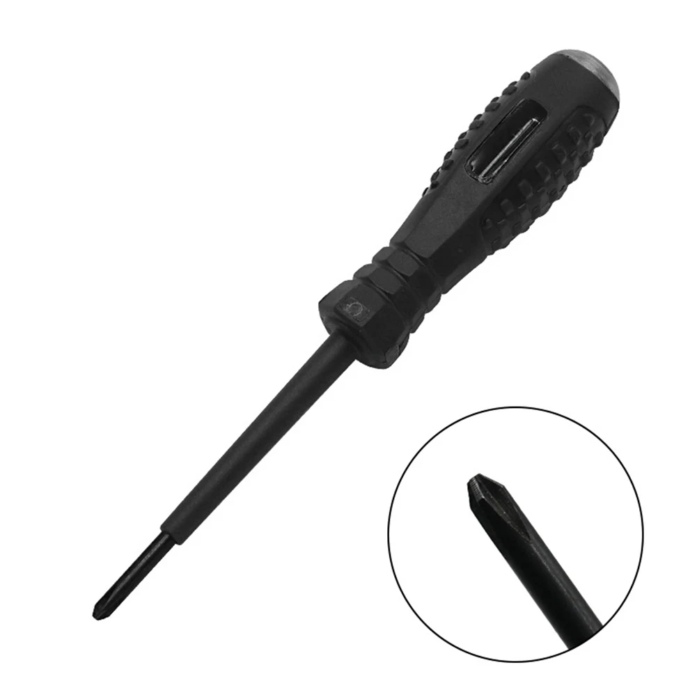 1pc High-torque Electrician Screwdriver Cross Slotted 12-220V Voltage Tester Pen AC/DC Induction Insulated Electrical Testing