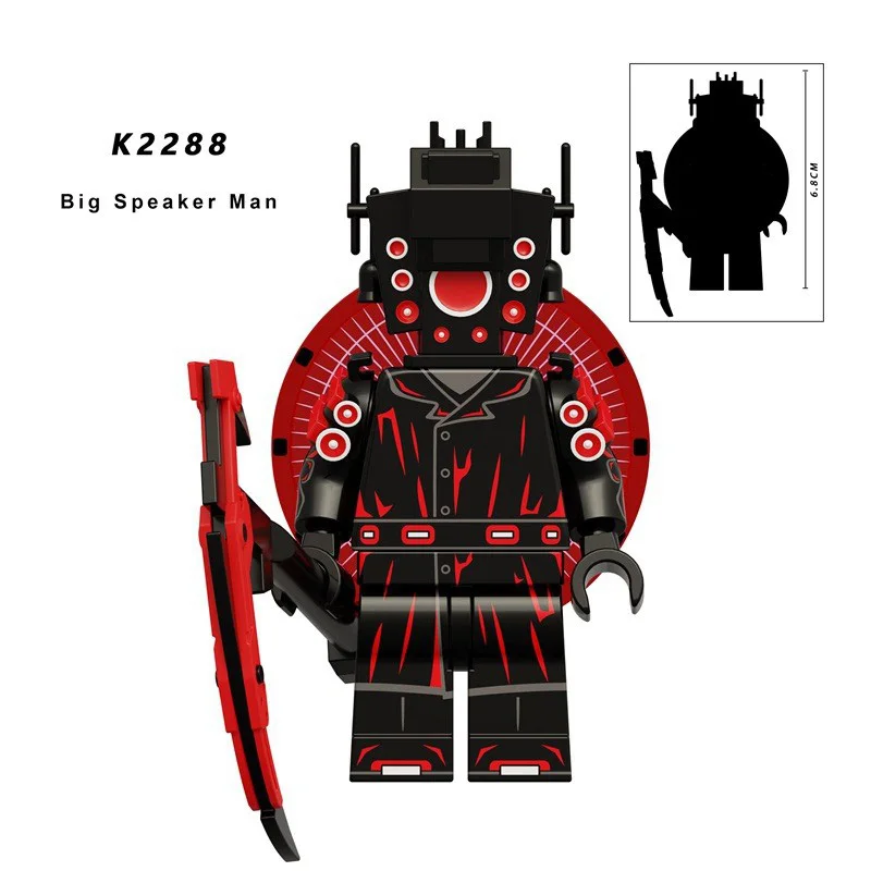 KDL844 Novos blocos de construção de banheiro Skibidi Alto-falante Homem Mini Bonecas Figuras de ação Brinquedos