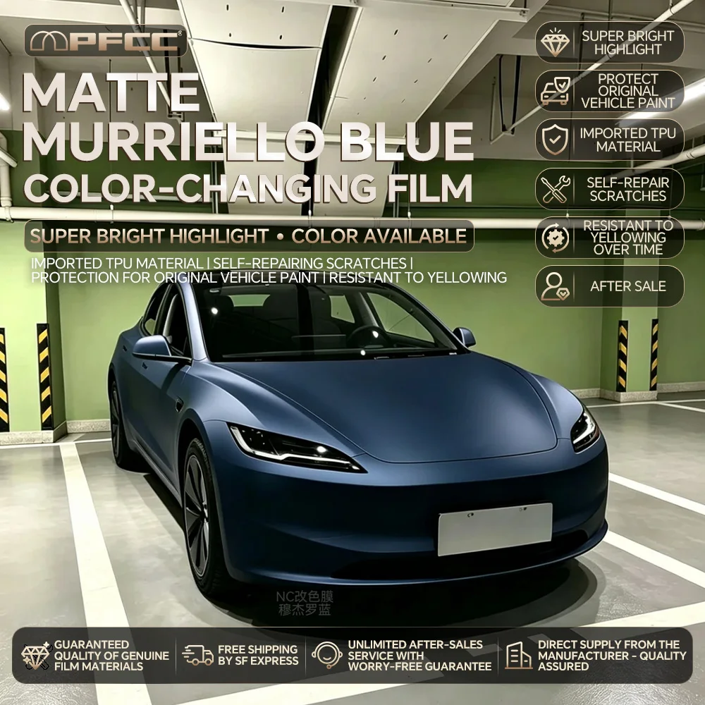 PPF TPU For Tesla Model 3 Highland Performance 2024 2025 Car Paint Protection Film Pre-Cut Clear PPF Anti-scratch Repairable