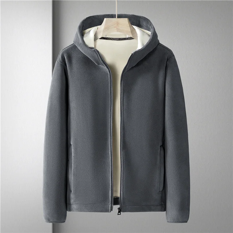 

Autumn and Winter Thickened Warm Oversized Loose Men's and Women's Sports Hooded Jacket