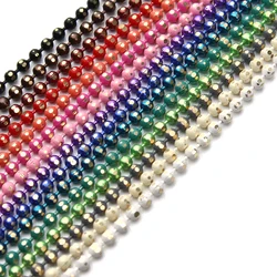 10yards/lot Width 1.5mm Colorful Copper Ball Bead Chain Bulk Necklace Bracelet Women Link & Key Chain Diy Jewelry Accessories