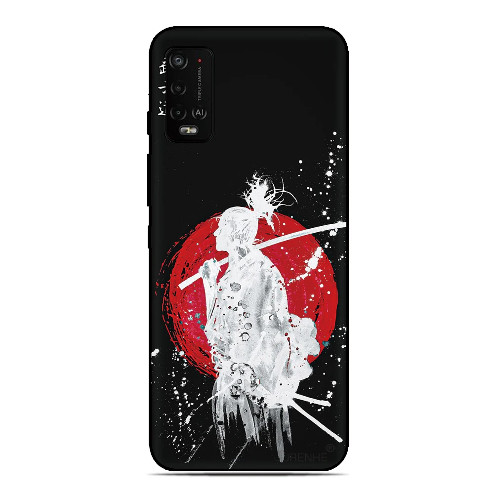 اليابان الساموراي غطاء ل لا شيء الهاتف 2a زائد CMF 1 2 واحد اثنين موتورولا موتو G96 G86 G56 G54 G24 G05 G04 G15 E15 G85 الغطاء الخلفي #6