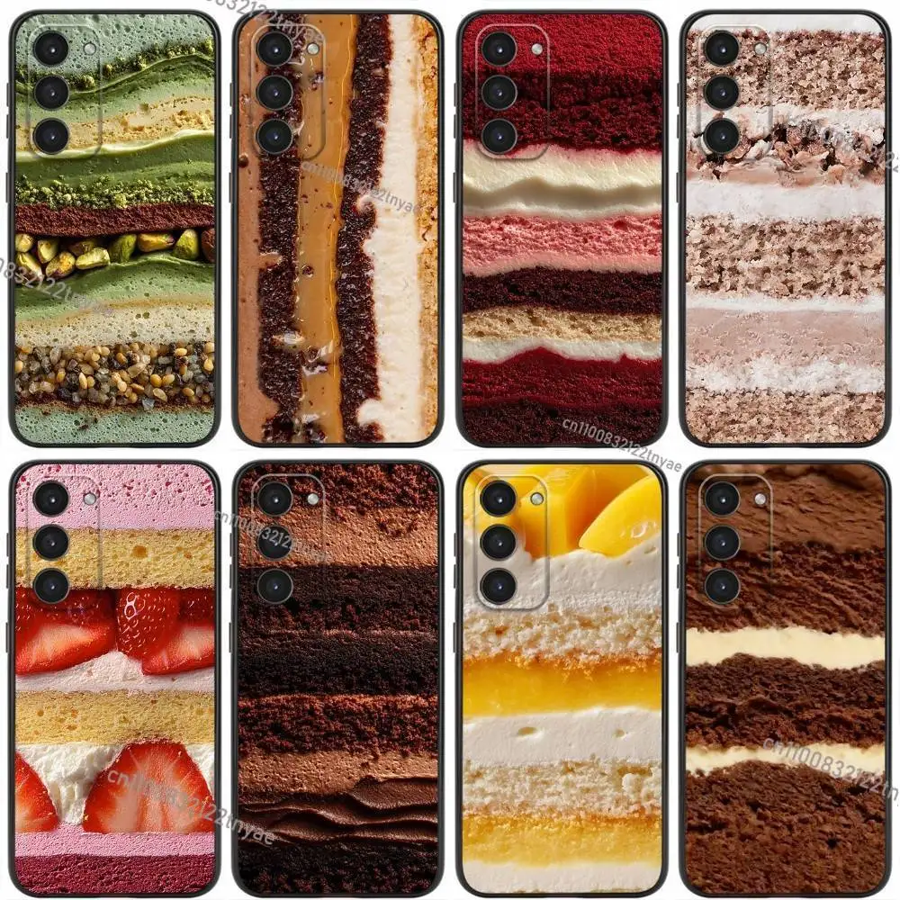 

Grain Sliced Bread Phone Case For Samsung Galaxy A20,21s,22,31,32,52,53,72,73,80,91 Soft Liquid Silicone Black Cover