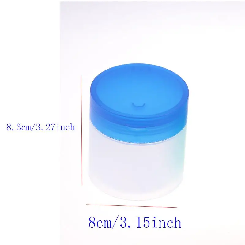 200 جرام مزيل ماكياج فارغ جرة كريم القطن مع الملقط غسول الجسم فرك حاوية مستحضرات التجميل السفر غطاء زجاجة محمولة #6