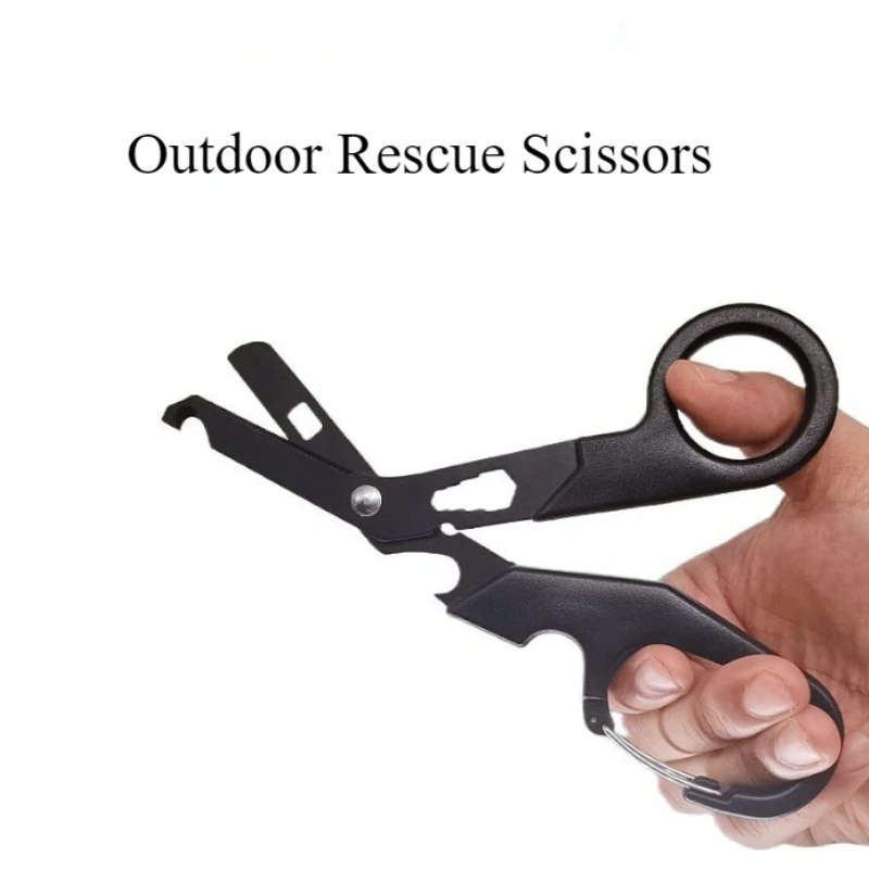 Outdoor Rescue Scissors Military Regulations EMT First Aid BeltFine-toothSurvival Tool HouseholdClip-on Multi-functionalScissors
