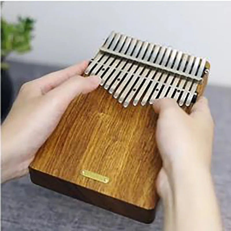 17 Keys Kalimba Music Keyboard Wood Kalimbas Professional Musical Instruments Accessories Beginner Finger Piano for Children