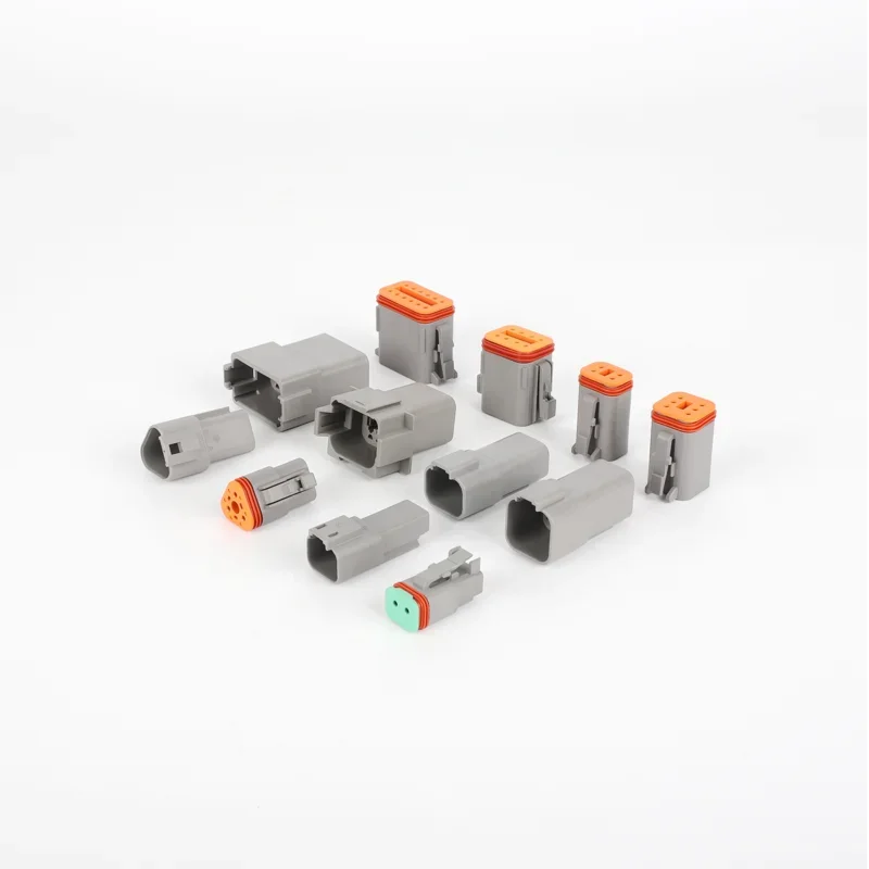 10/50/100Set Deutsch Type DTM Waterproof Automobile Connector DTM06 Male Female Plug Socket With Terminal  DTM04-2/3/4/6/8/12Pin view 6