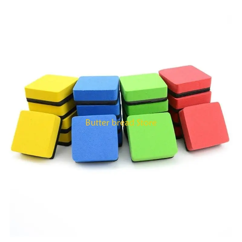 W89C 24PCS EVA Whiteboard Square Erasers Идеально подходит для класса и домашнего офиса