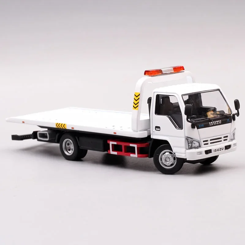 1:64 ISUZU ELF Road Rescue Wrecker Flatbed Trailer Diecast & Toy