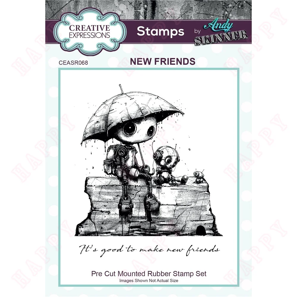 

2024 New Friends Stamp Silicone Stamps Diy umbrellas Stamp Scrapbooking art Decoration Embossed Paper Card Craft Template