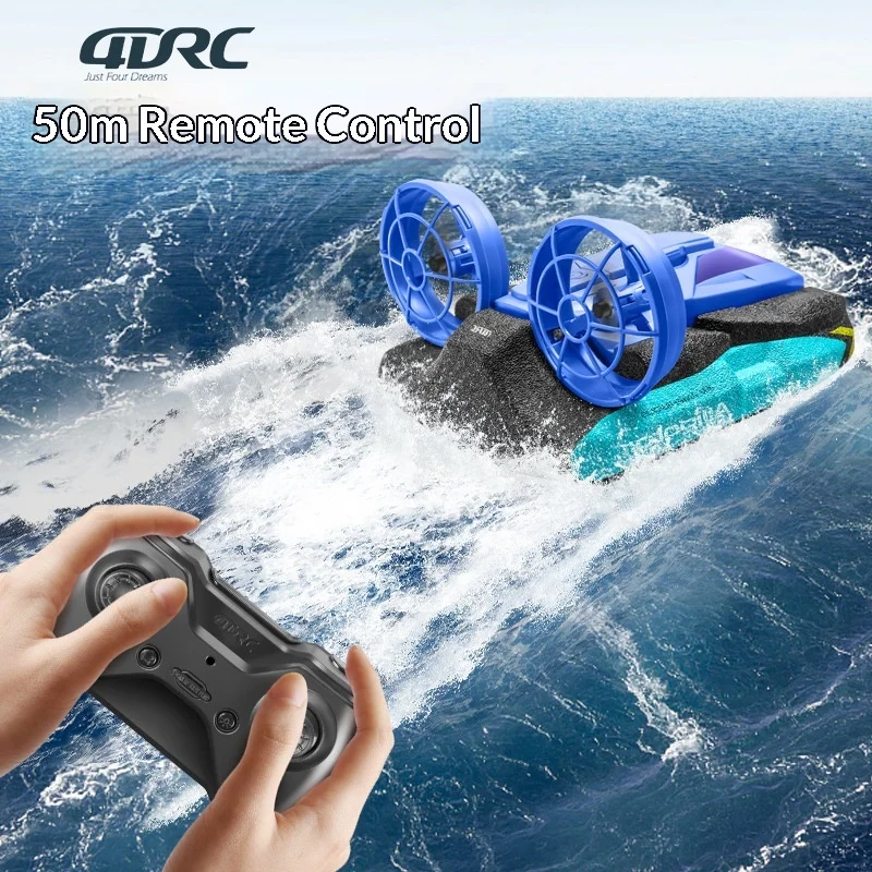 4drc S10 ラジコンカー ラジコンボート 子供用水陸両用 2-in-1 小学校 小学生 男の子 おもちゃ ギフト