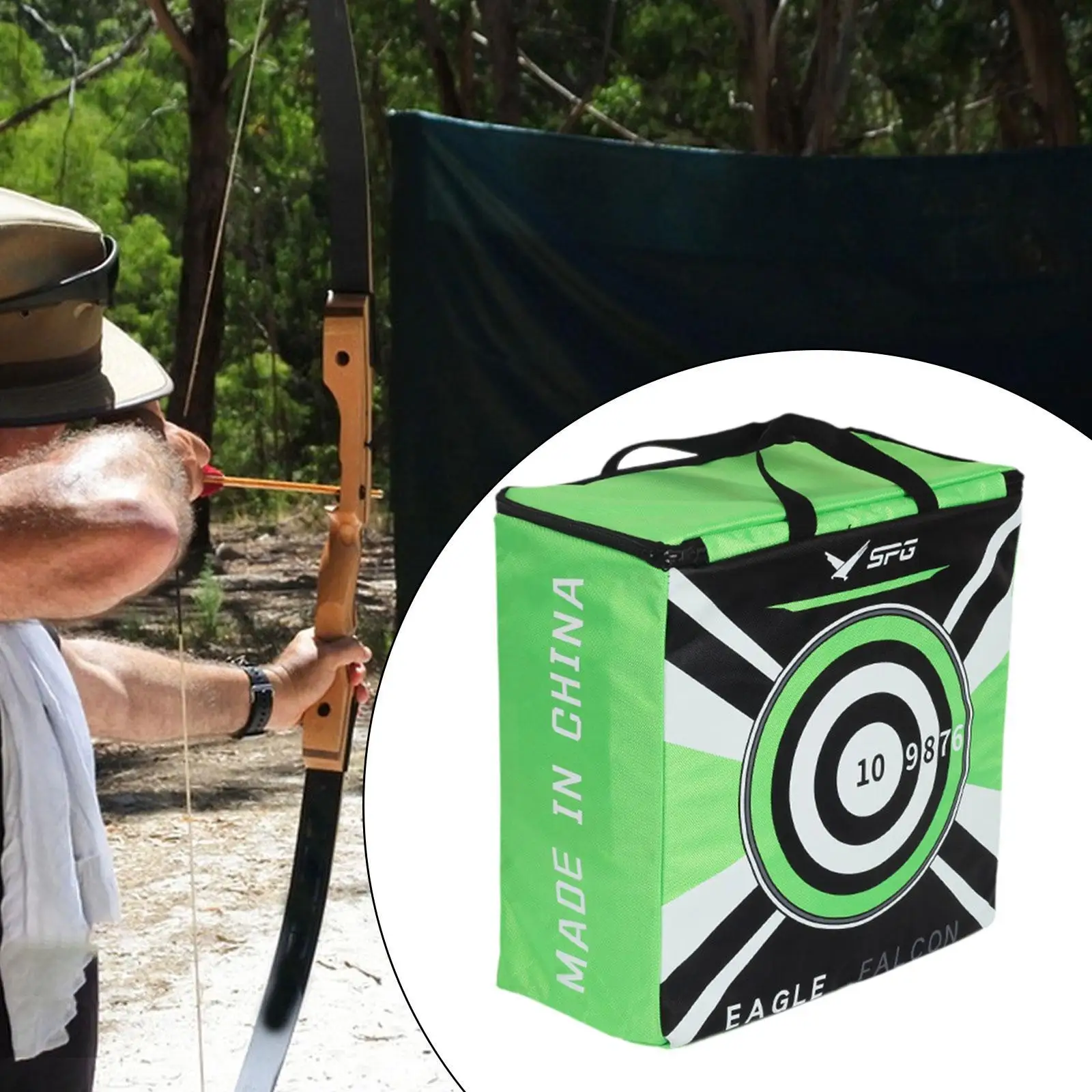 Archery Target Bag Portable Handheld Oxford Cloth High Density Cubic Target