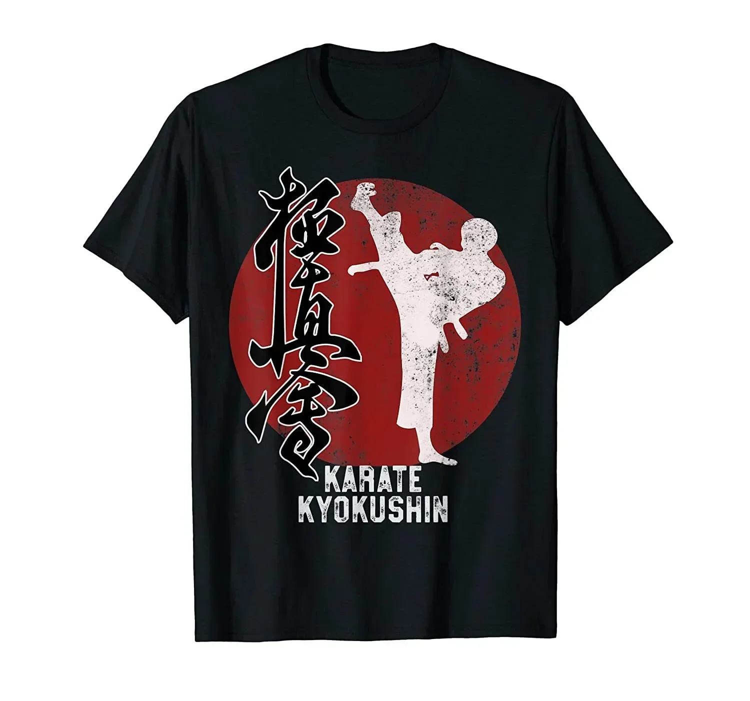 Karate Martial Arts Gift Top for Men Anime  Celines Dion Funny Death T Shirt Japanese Kyokushin Tshirt