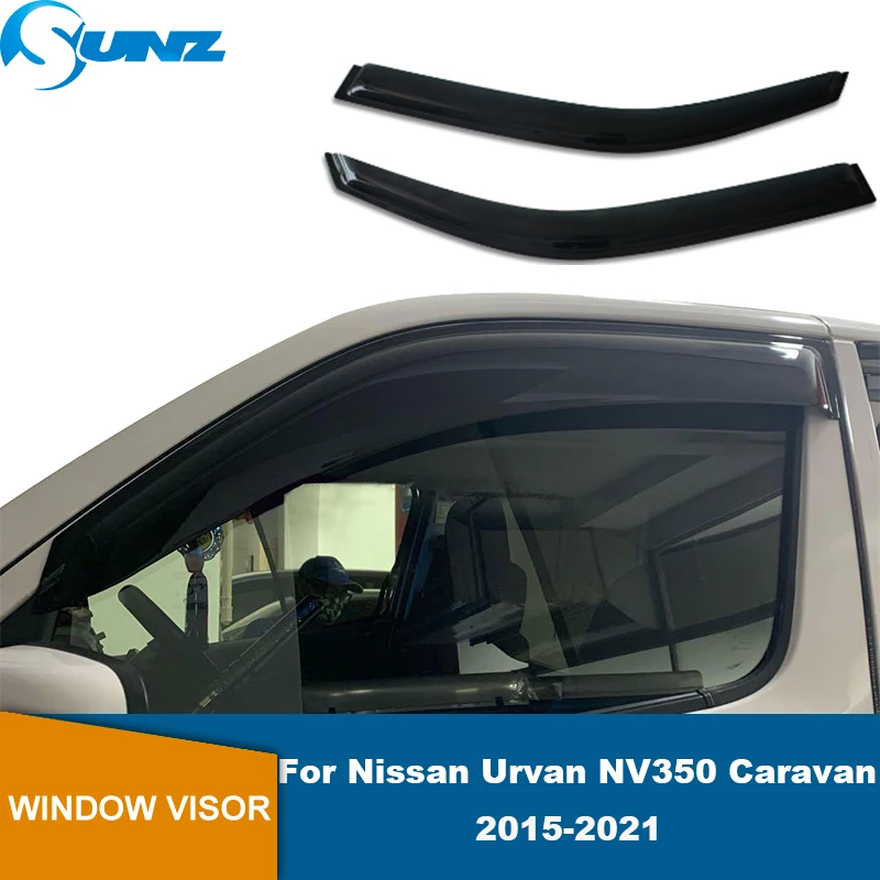 Window Visor For Nissan NV350 Caravan Urvan 2015 2016 2017 2018 2019 2020 2021 Car Window Deflector Doow Visor Sun Rain Guard