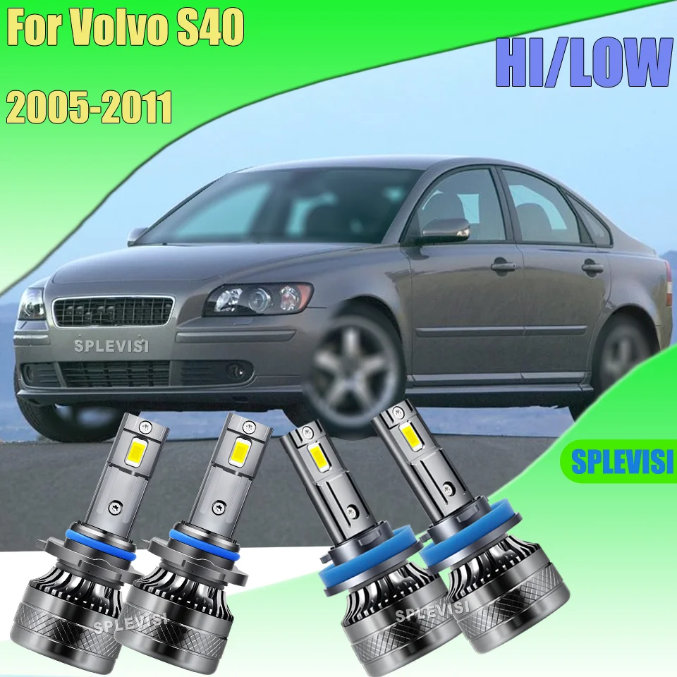 

Eco-Friendly 12V Car Headlights Bulbs Advanced Cooling System For Volvo S40 2005-2011 C30 2007-2013 C70 2006-2013 V50 2005-2011