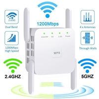 FSU 5G WiFi Repeater Wifi Amplifier Wifi Extender Network Wifi Booster 1200Mbps Long Range Wireless network internet  Repeater