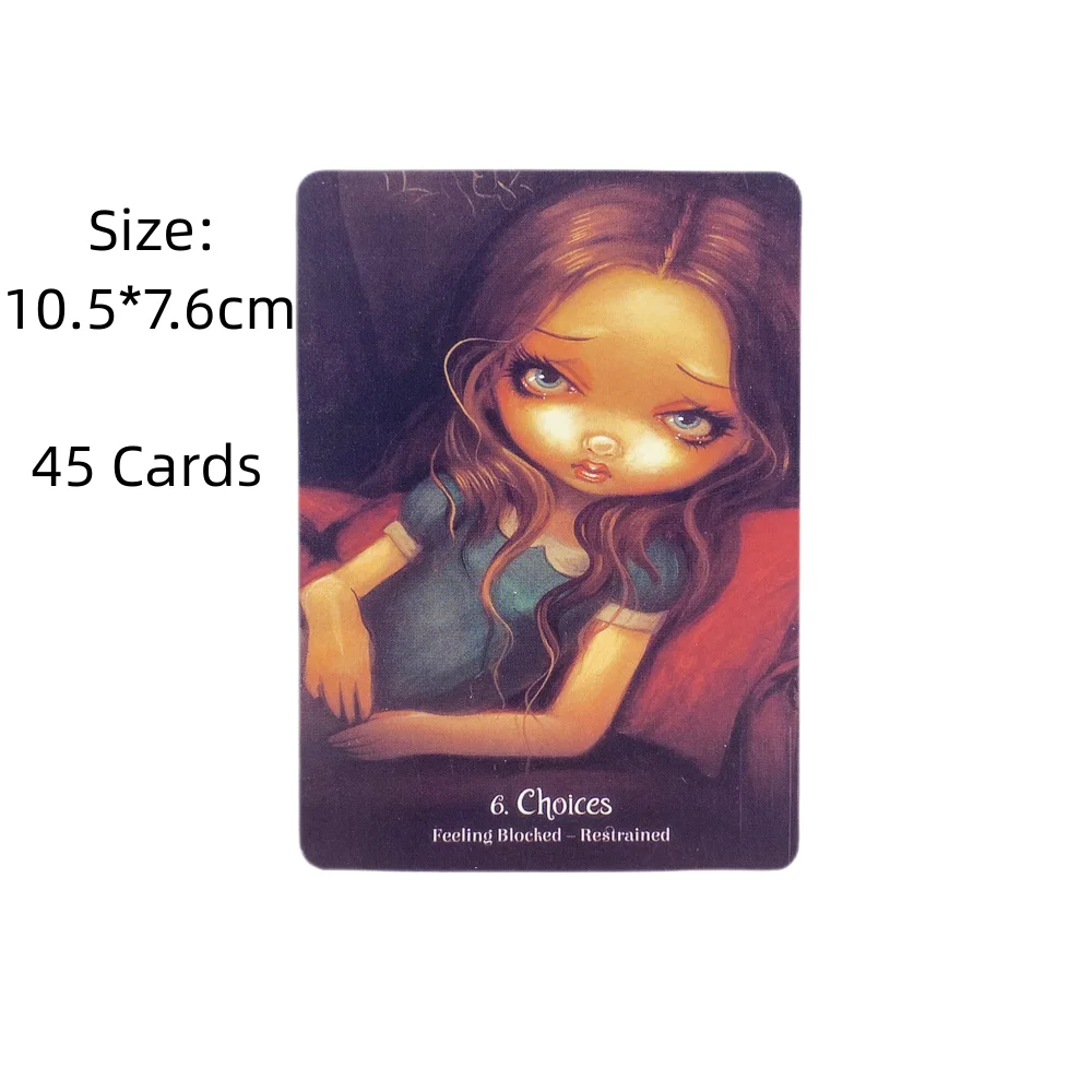 Alice The Wonderland Oracle Cards A 44 Tarot English Visions Divination Edition Deck Borad Playing Games