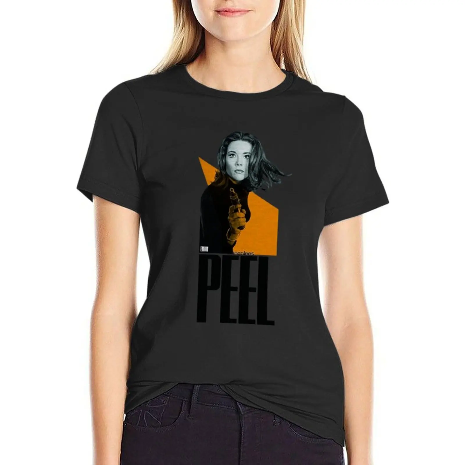 

Emma Peel T-Shirt tops Female clothing hippie clothes tees Women t-shirts