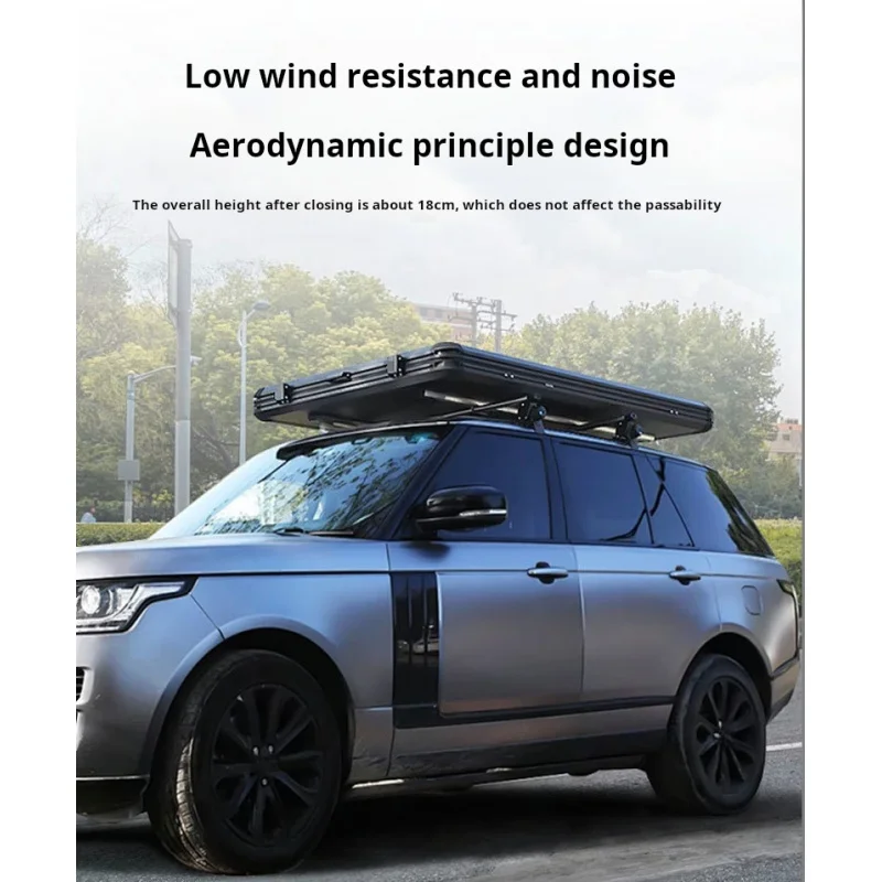 Slim Aluminum Hardtop Car Roof Top Tent Hot Sell Waterproof Outdoor Camping 4x4 Vehicle