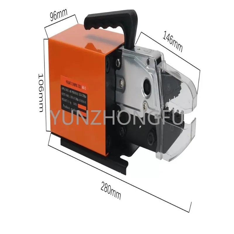 

Pneumatic Wire Crimper Am-10 Pneumatic Terminal Press-Connection Machine 0.25-10 Cold Compression Terminal Wire Pressing Machine