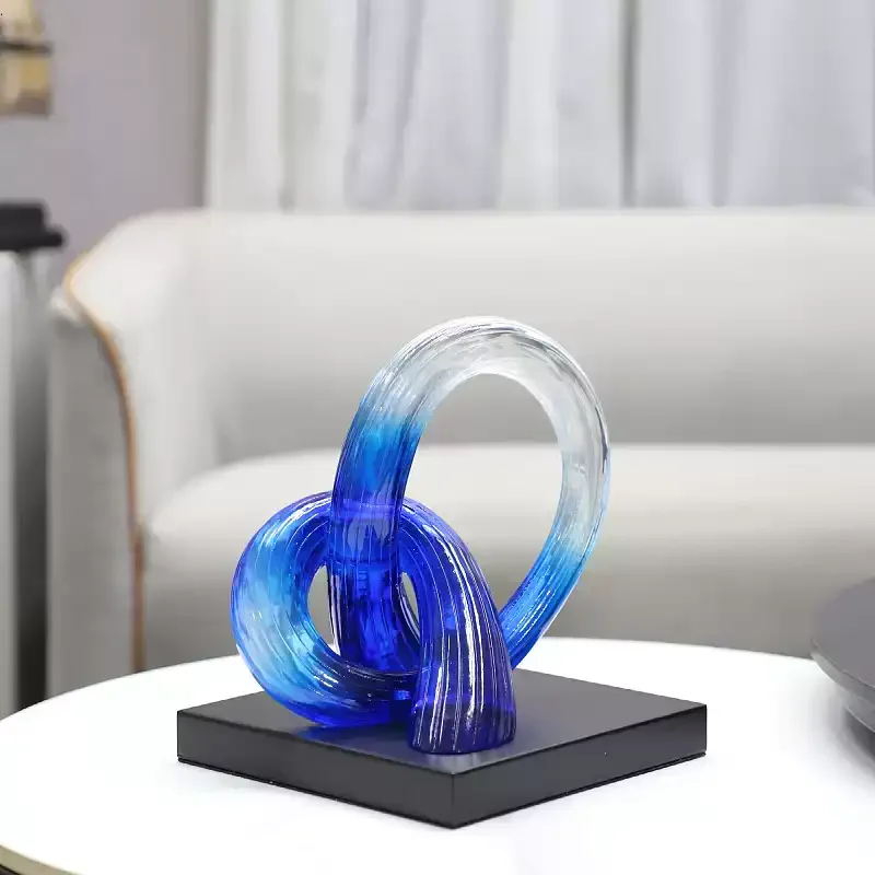 Minimalist Wind and Water Resin Rockery Sculpture Art Decoration Ornament Living Room Porch Study Home Accessories