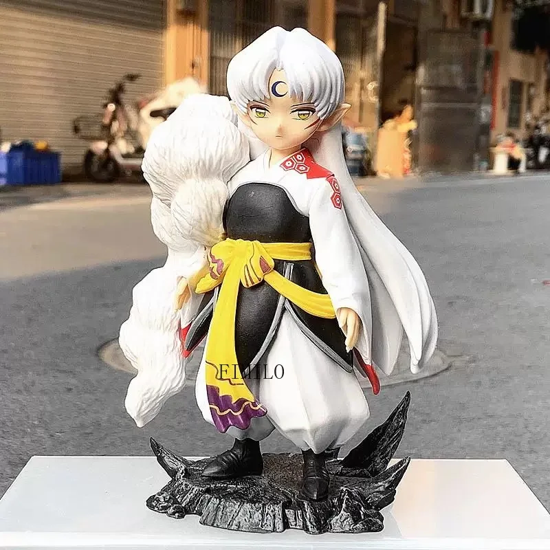 17cm anime uma peça inuyasha figura de ação infância inuyasha figuras macarrão rolha modelo pvc coleção desktop bonito boneca brinquedo