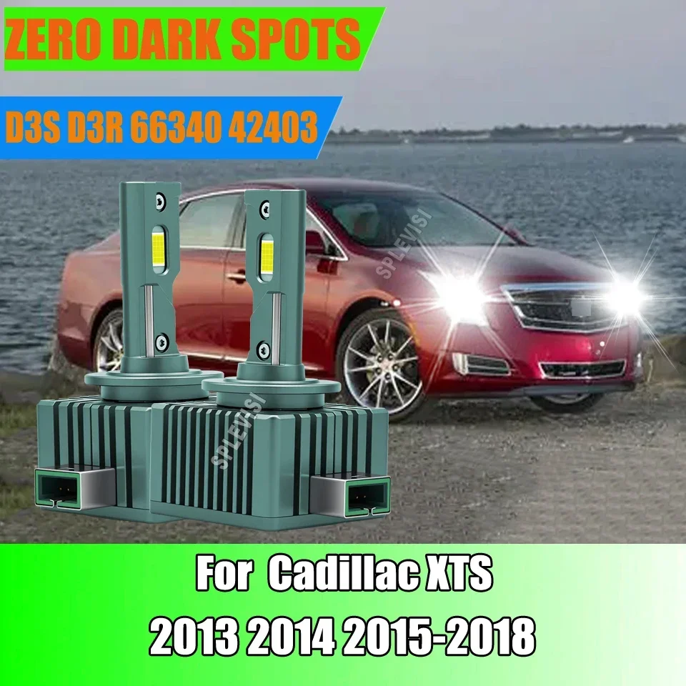 

Xenon HID Bulbs 120W LED Headlights D3S Car Lamp Replace 12V 6000K Auto Headlamps For Cadillac XTS 2013 2014 2015 2016 2017 2018