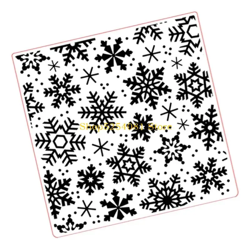 AXYC Christmas Snowflake Embossing Folder Paper Embossing Templates for Card Making