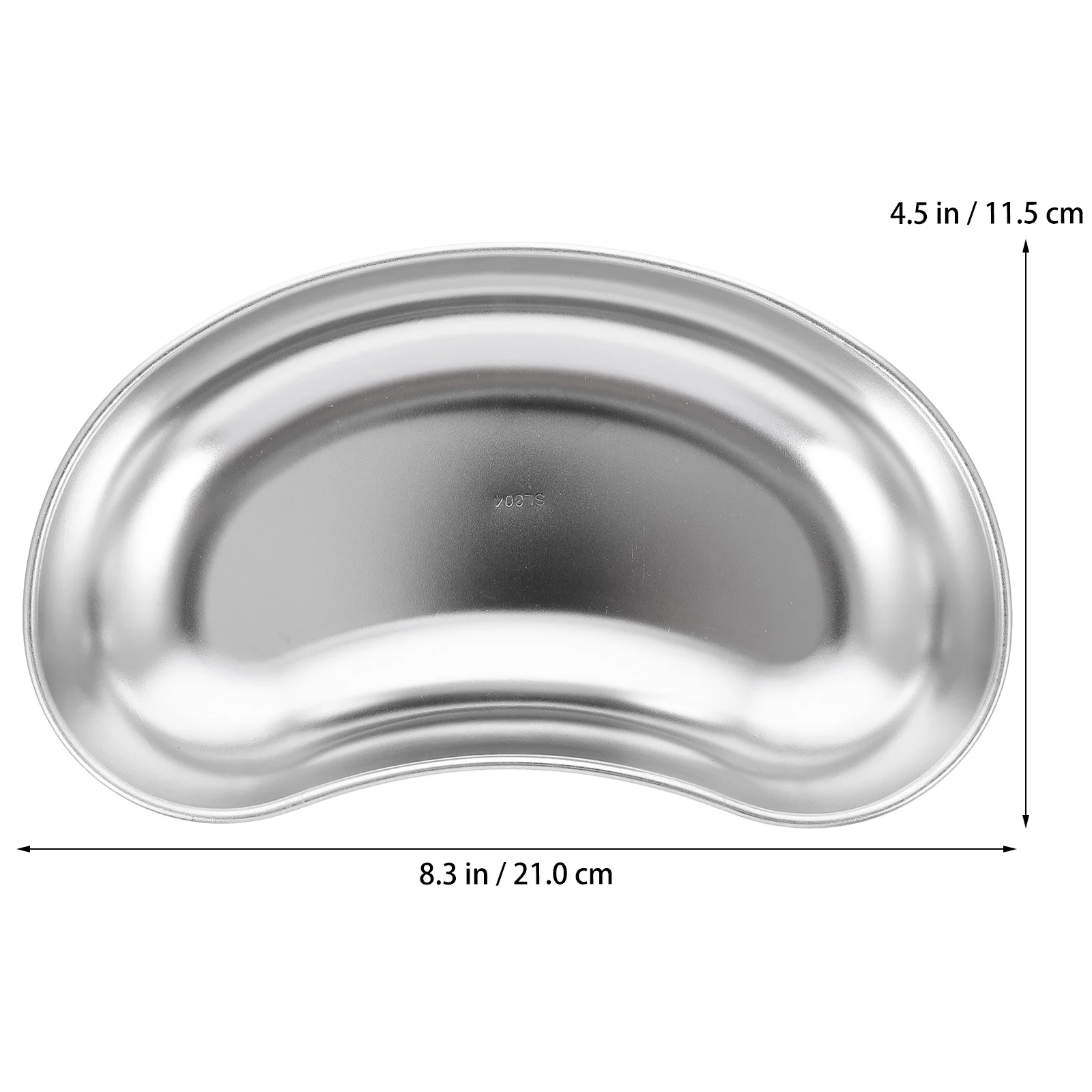 Anti-iodine Stainless Steel Curved Plate Hand Tool Tray Container Clinical Kidney Trays Instrument Surgical