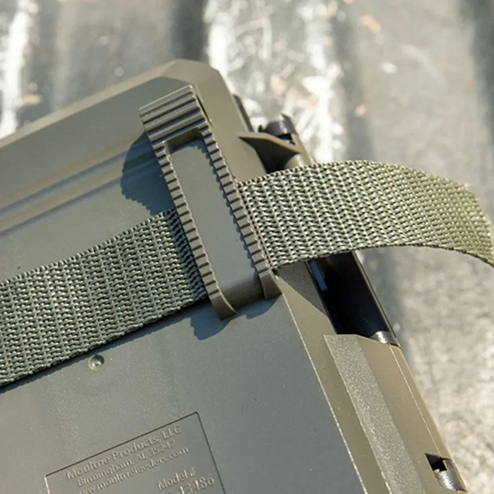 2pcs Camera Multi-function Bundling Belts Convenient Fixing Straps Daily Use Fixing Strap Outdoor Hunting Green