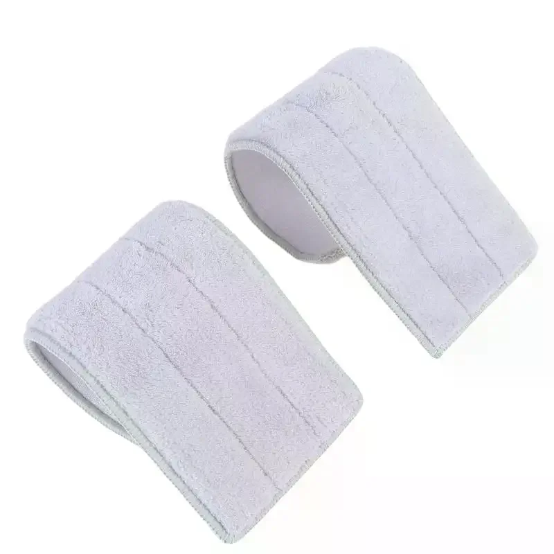 Flat Mop Replacement Pads: 3Pcs Reusable Thickened Microfiber Absorbent Refill Spray Dust Cleaning Supplies
