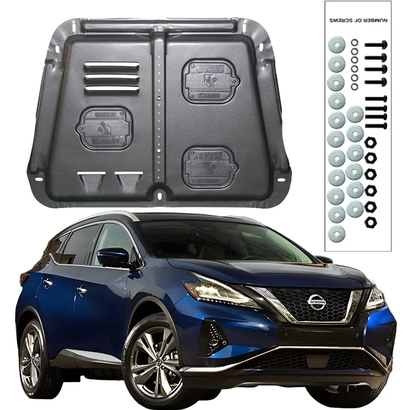 

Higher Quality Alloy Under Engine Guard Mudguard Board Splash Shield Mud Fender Plate Panel For Nissan Murano 2015-2024 2.5L