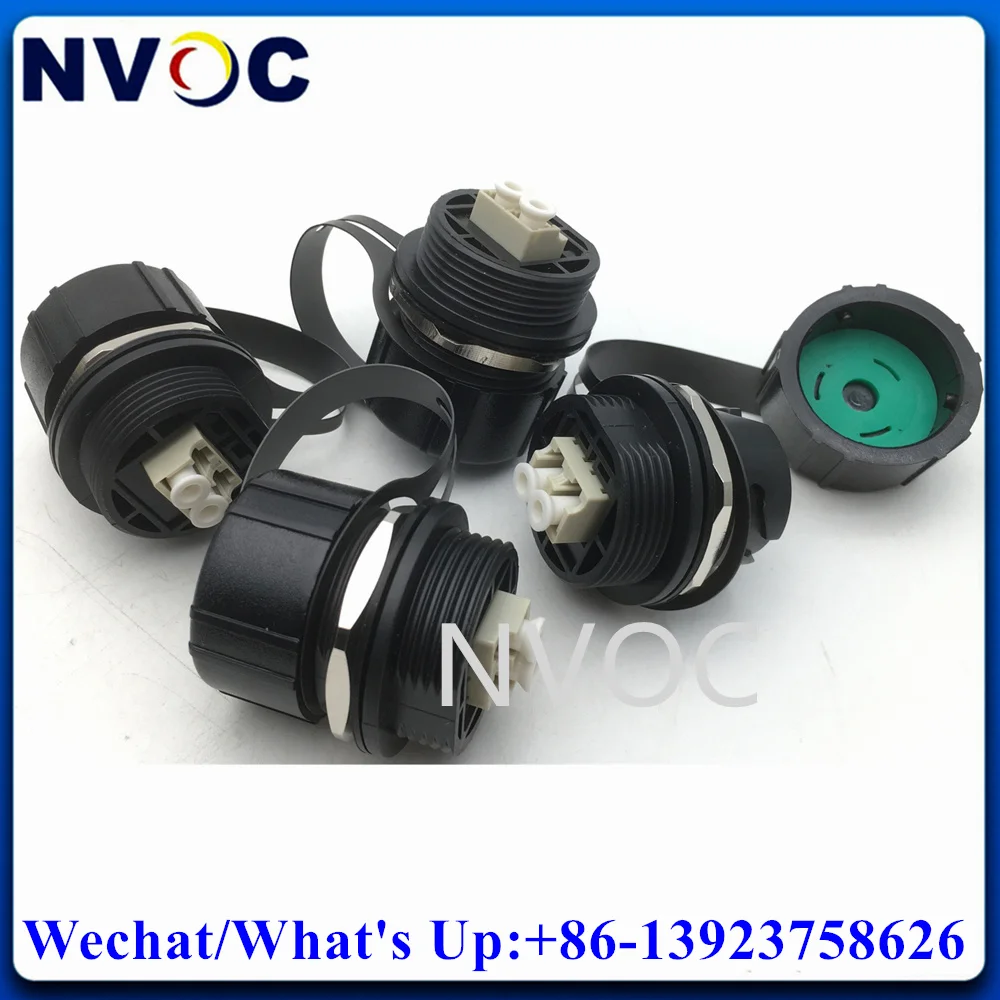 

5Pcs SM Duplex ODVA-LC MM Inline IP67 Waterproof ODVA-SCAPC ODVA-MPO TE Brand Outdoor Fiber Optic Adapter Connector For ODVA