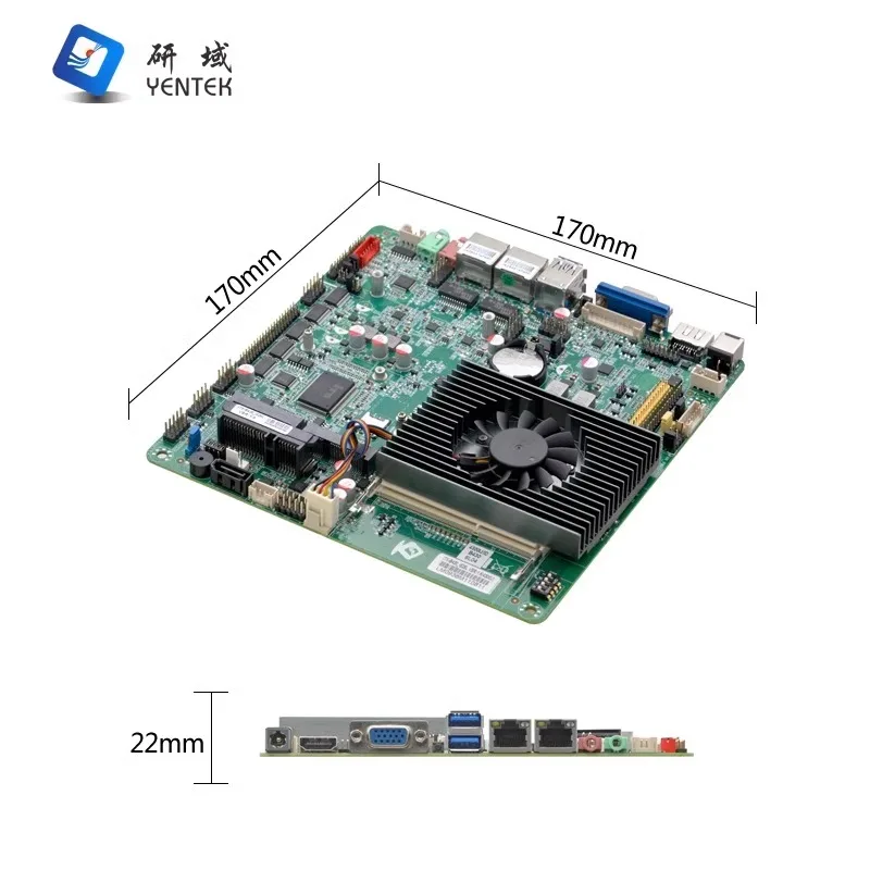 B430 industrial control motherboard i5-4300U mini ITX industrial all-in-one computer i3-5005U/4030U