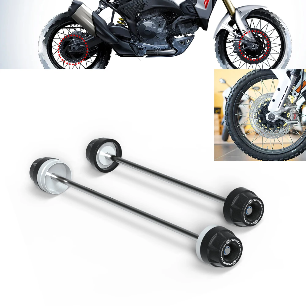 For Ducati DesertX 2022-2025 Front Rear Wheel Axle Fork Crash Slider Motorcycle Accessories Stand Screw Swingarm Spools
