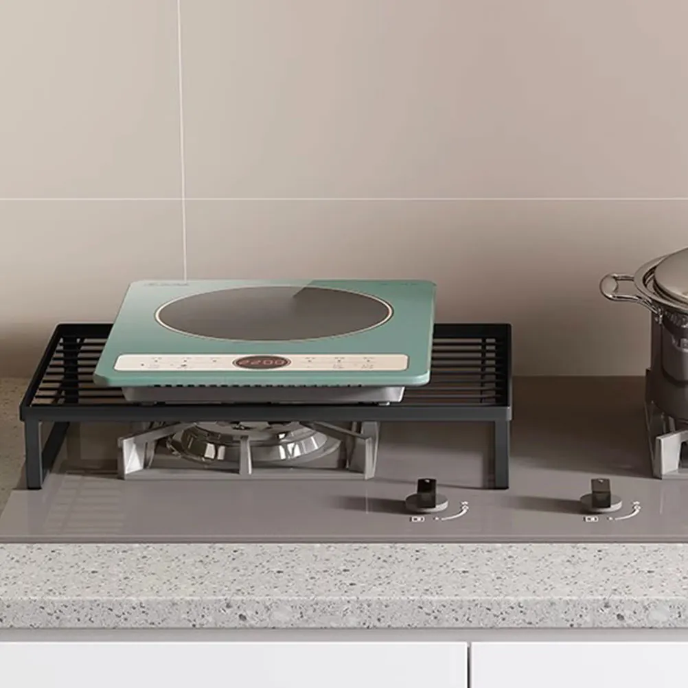 

Multifunctional Kitchen Stand Stove Top Cover Gas Stove Induction Cooker Bracket Heat Resistant Anti Skid Space Saving Design