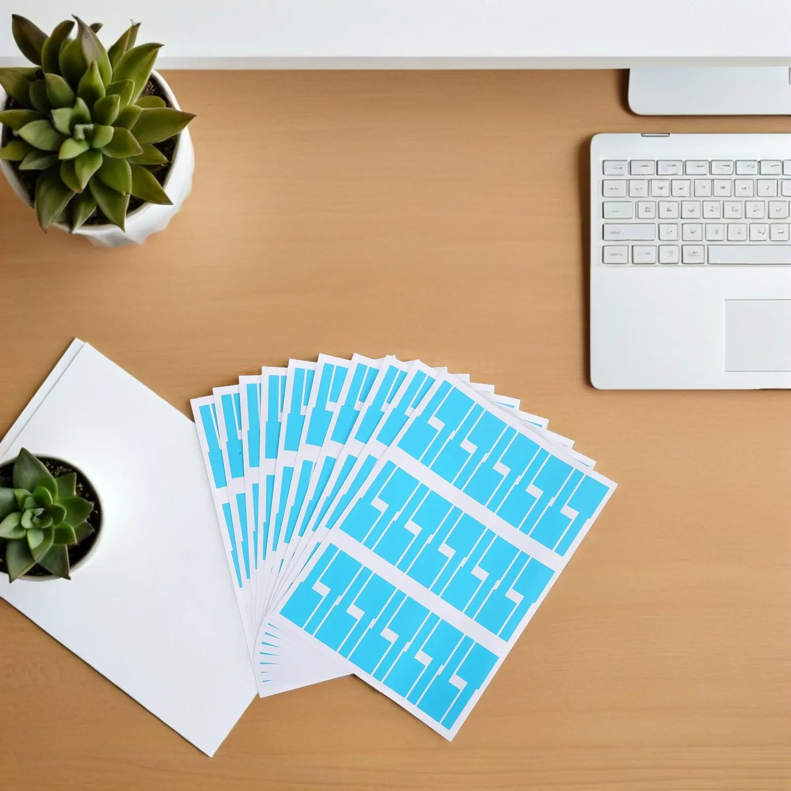 

10Pcs Color-Coded Cable Management Stickers Waterproof Uv-Resistant Flexible Synthetic Paper Labels for Quick Wire