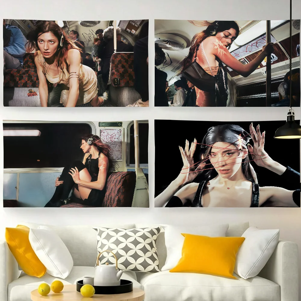 Singer Caroline Polachek flag For Garden Party Living Room Home Wall Decor Banner Bedroom Outdoor Tapestry
