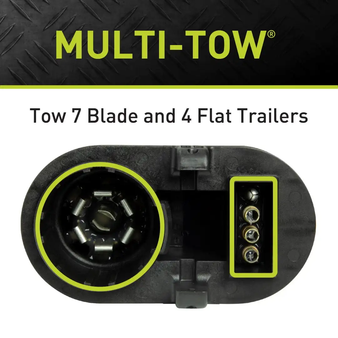 Anhänger-Verkabelungsanschlüsse, 7 Klingen und 4 Flach, jeweils 1, robuste Abschleppstopfen für Wohnmobile und Bootabanhänger, Installationsset