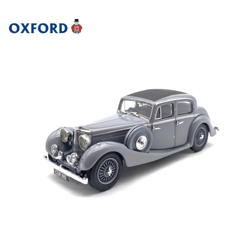 

OXFORD Diecast 1:43 Scale Rare SS Retro Limousine Sedan Gray Alloy Car Model Finished Product Simulation Static Model