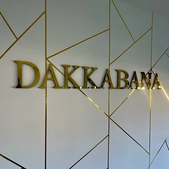 ゴールド英語文字ミラー 3D ウォールステッカー家の装飾フェスティバルパーティー結婚式の装飾アクリル壁画ピール & スティック壁紙