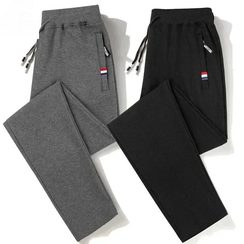 Pantalons de printemps hommes Fitness vêtements de sport survêtement taille élastique pantalons de survêtement pantalons en coton gymnases amples survêtement pantalons de survêtement hommes M- 8XL