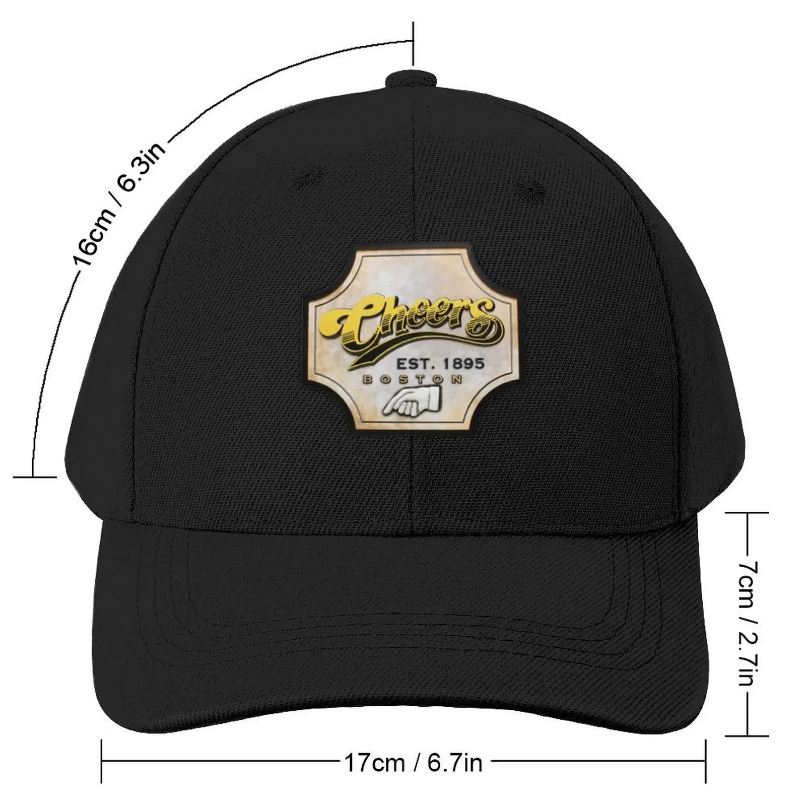 Cheers (Entrance sign, est. 1895) Baseball Cap fashionable Streetwear Ball Cap Luxury Woman Men's