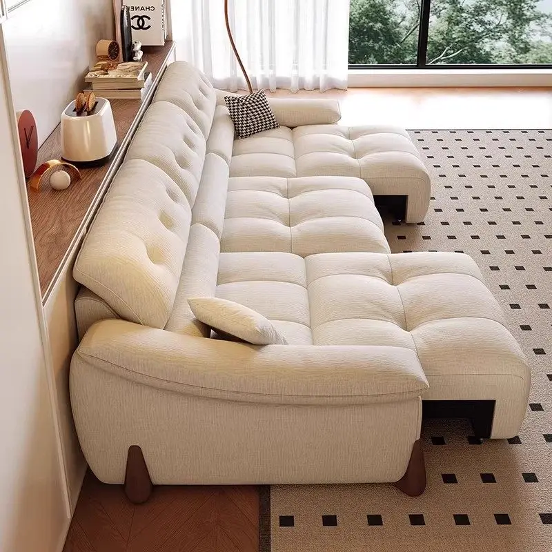Modern Italian Arm Electric Sofa Fabric Luxury Apartments Sleeper Sofa Living Room Oversized Relax Divano Moderno Furniture Home image 3