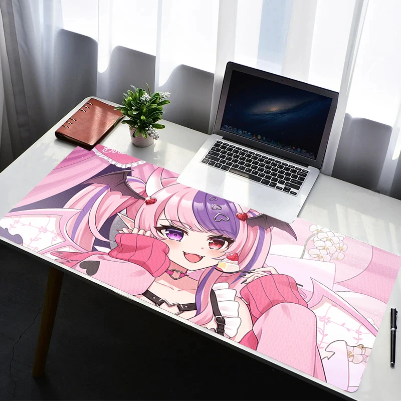 

Anime HD Print Mouse Pad Gaming Mousepad VShojo Ironmouse Rubber Computer Desk Mouse Mat Gamer Accessories Non-slip Keyboard Pad