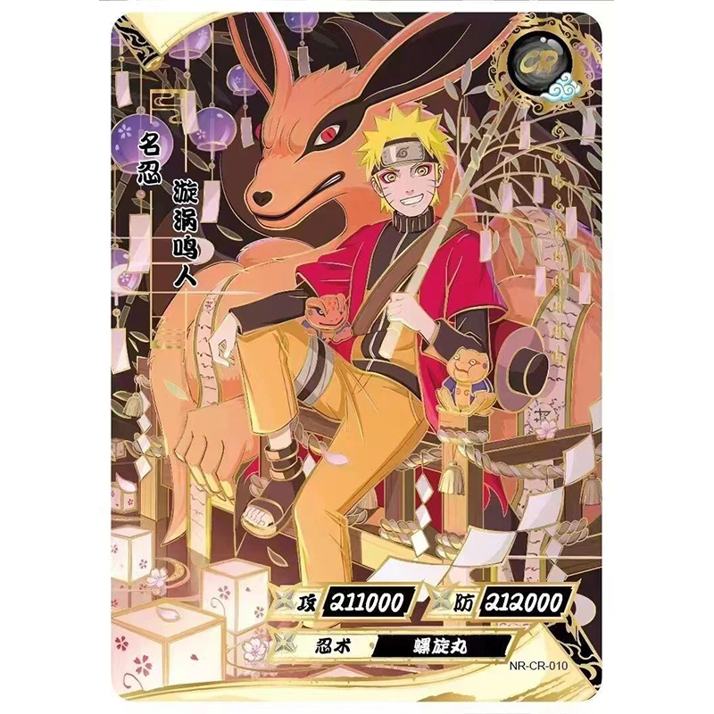 Kayou Naruto CR Card 1~22 Series Anime Characters Tsunade Hyuga Hinata Christmas Birthday Gift Rare Game Toys Collection Card