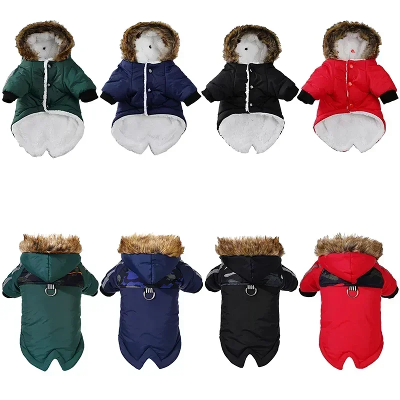 Hoodie Puppy For Thicken Pet Clothes Pets Small Coat Dog Jacket Winter S Yorkies Medium Warm Clothing Chihuahua Fur