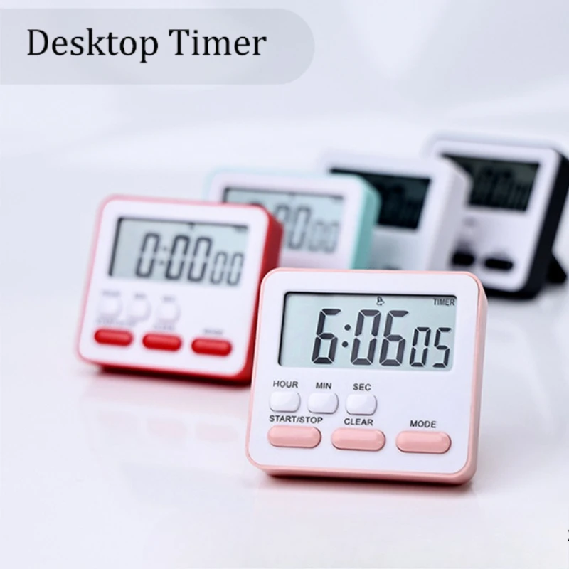 Lcd display digital cozinhar despertador cozinha temporizador sono cronômetro casa acessório de cozinha relógio temporizador contagem regressiva