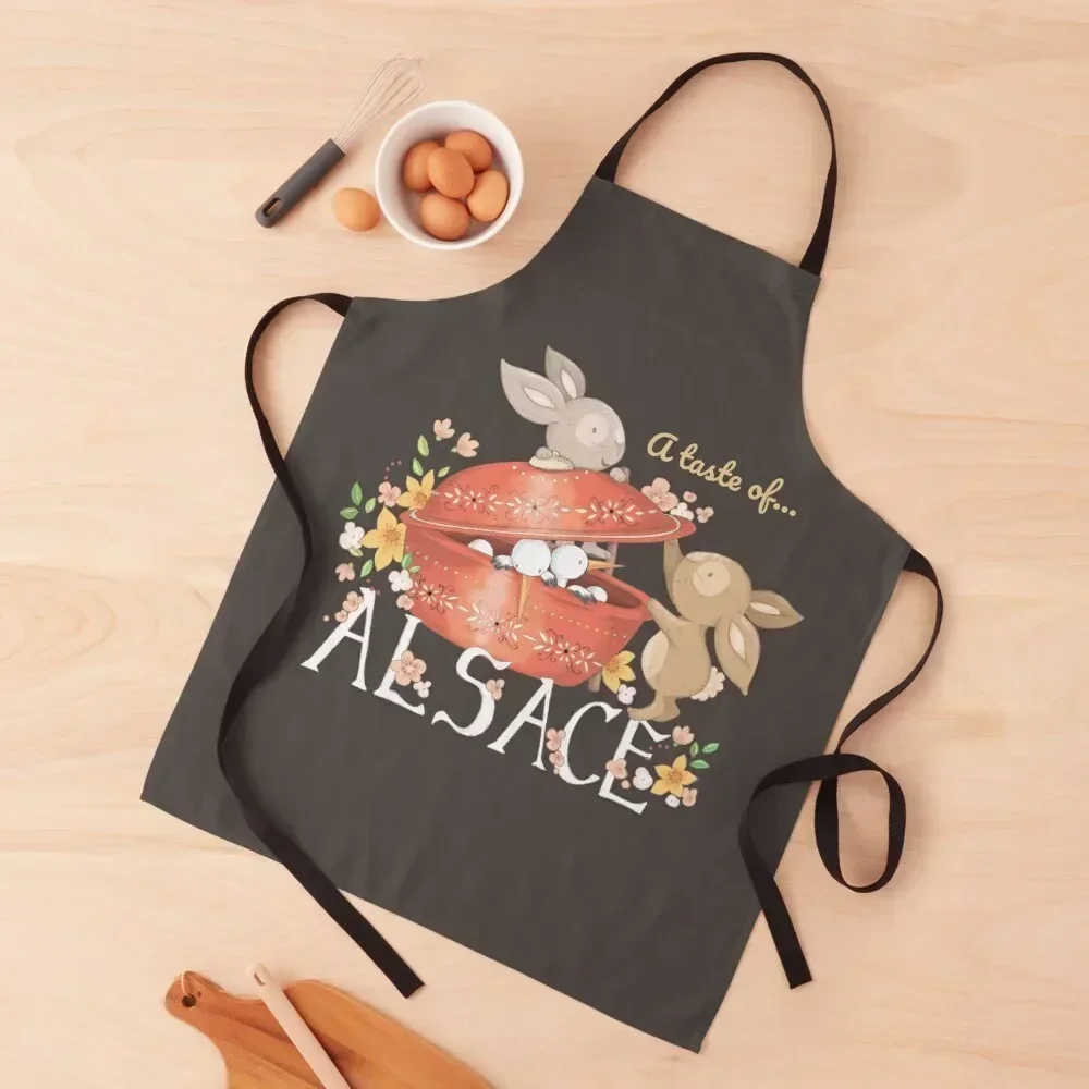 

A taste of Alsace Apron Hairdressing Hairdresser Accessories esthetician Kitchen Chef Kitchen New 2022 Year Apron