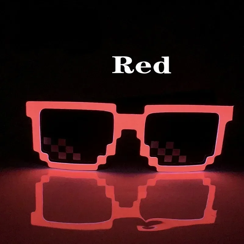 

Luminous LED Glasses Bachelorette Party Glow Sunglasses With Light Neon Fluorescent Decorative Bar Glasses Birthday Props